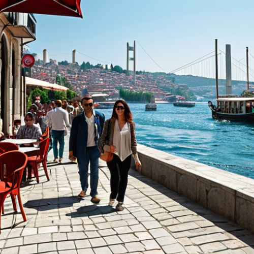 Home 11 **
Prompt: "A bright, sunny morning in Istanbul. People are walking with sunglasses and light clothes, enjoying the weather at a cafe. The Bosphorus is sparkling in the background. Capture the feeling of a perfect day based on visual cues."
**